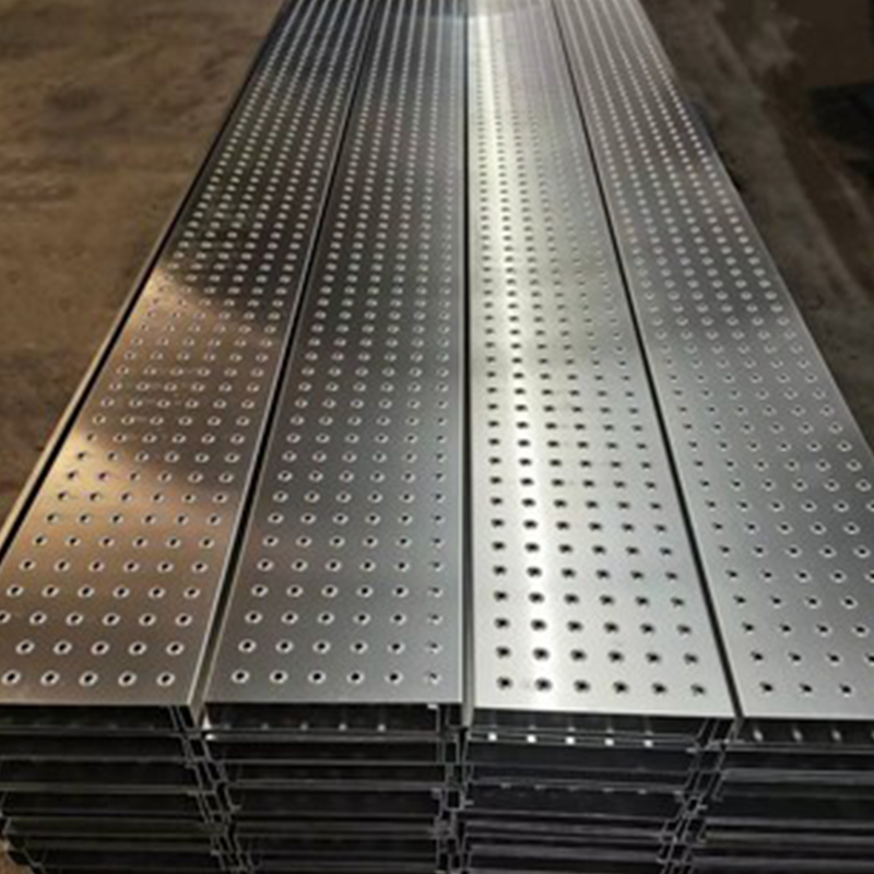 Anti-slip punched plates