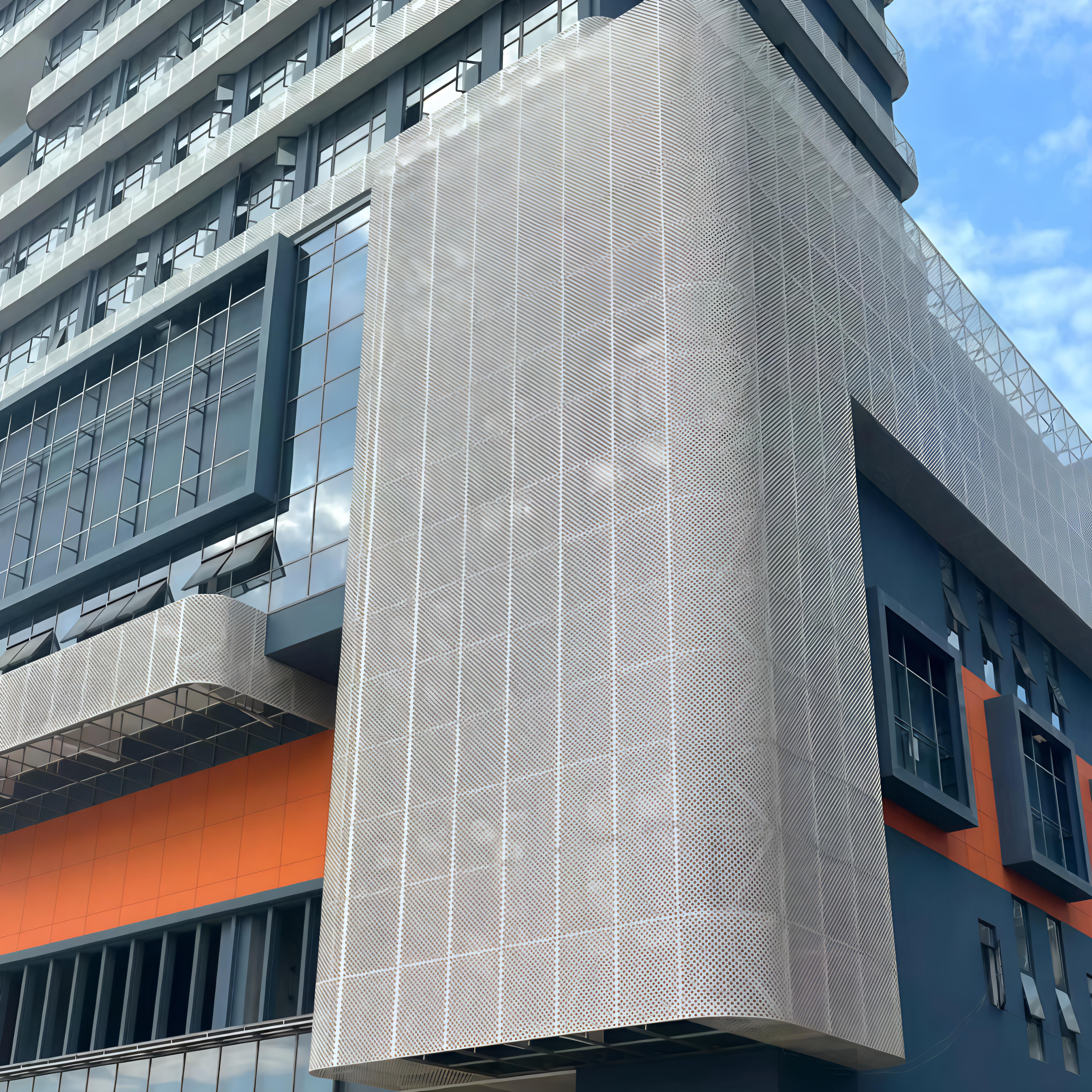 perforated metal panel