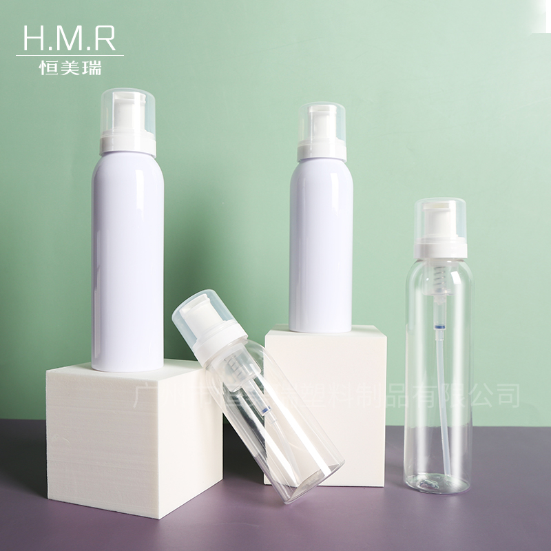 120ml/150ml/180ml/200ml Clear and White Plastic Foam Pump Bottles