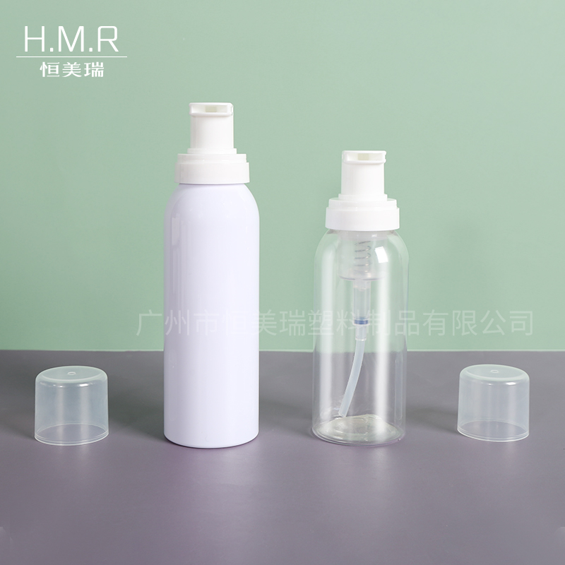 120ml/150ml/180ml/200ml Clear and White Plastic Foam Pump Bottles