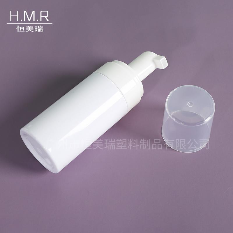 White Plastic Foaming Bottles with Slanted Nozzle