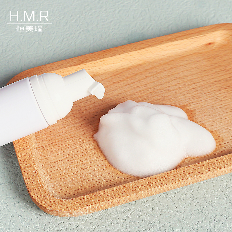 30ml/50ml/60ml White Plastic Foaming Bottles with Angled Pump