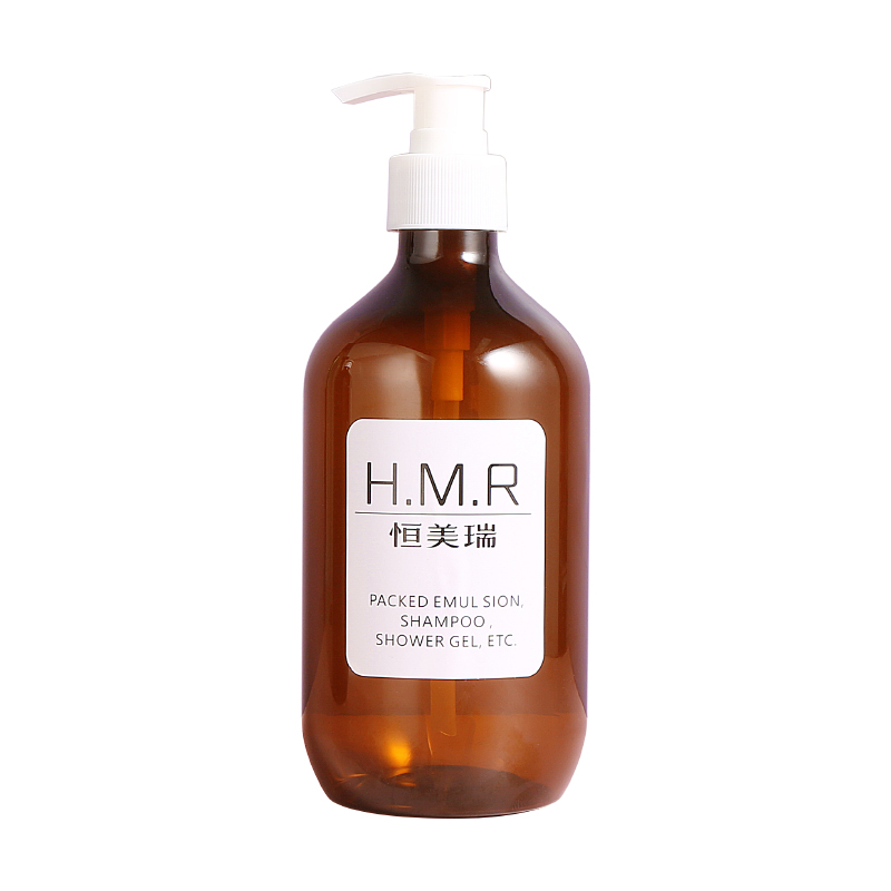 300ml/500ml Amber Glass Pump Bottles