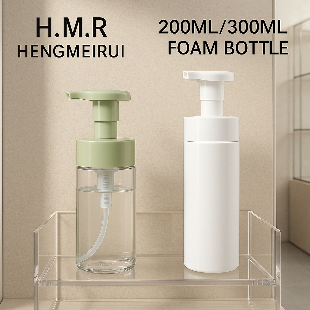 200ml/300ml Minimalist Foam Pump Bottle – Clear Pl