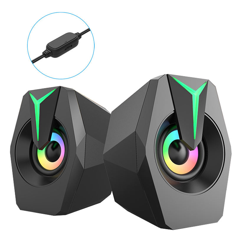 Unique Gadgets China  2.0 USB Powered Subwoofer Speaker Creative Computer Game PC Portable With USB Port Speaker