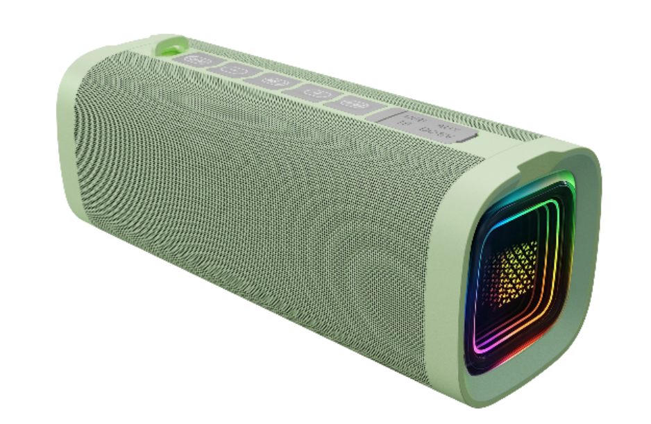 New RGB Atmosphere Light Bluetooth Speaker 30W Peak Power IPX5 Waterproof Portable Wireless Speaker （SP-7030）