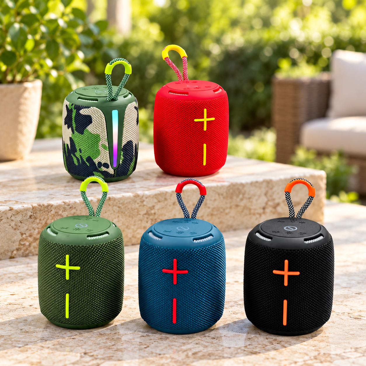 Outdoor Portable Travel Long.battery Life Effective Sound Output IPX5 Waterproof Design Wireless Portable Speakers （ SP-5350）OEM/ ODM Manufacturer