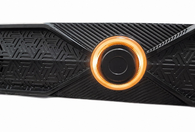 Bluetooth 5.4 Wireless Soundbar Speaker with LED Light Ring, 316mm Compact Audio Bar