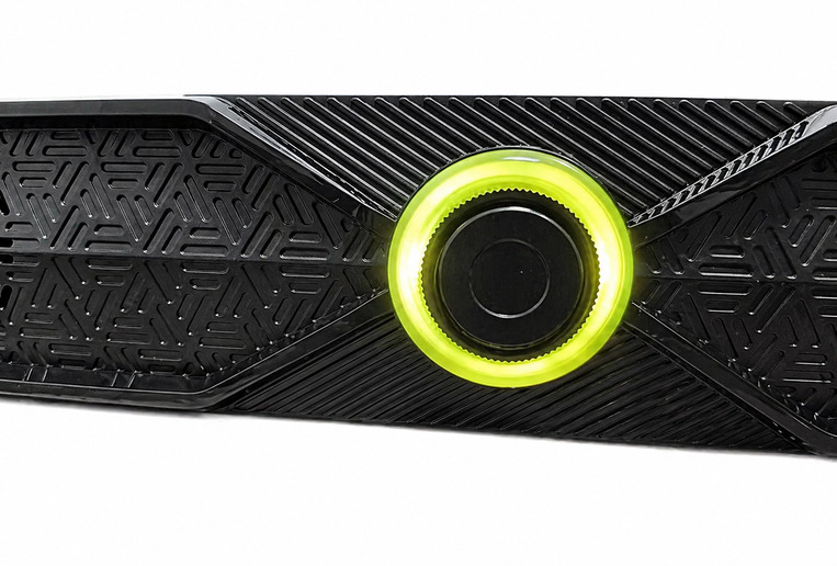 Bluetooth 5.4 Wireless Soundbar Speaker with LED Light Ring, 316mm Compact Audio Bar