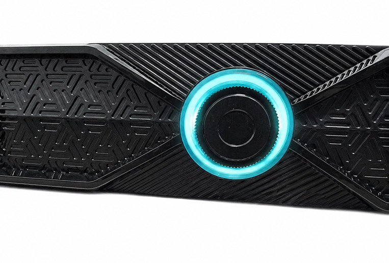 Bluetooth 5.4 Wireless Soundbar Speaker with LED Light Ring, 316mm Compact Audio Bar