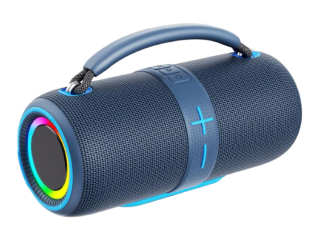 OEM 50W Black IPX5 Water-Resistant Bluetooth Portable Speaker with RGB Light