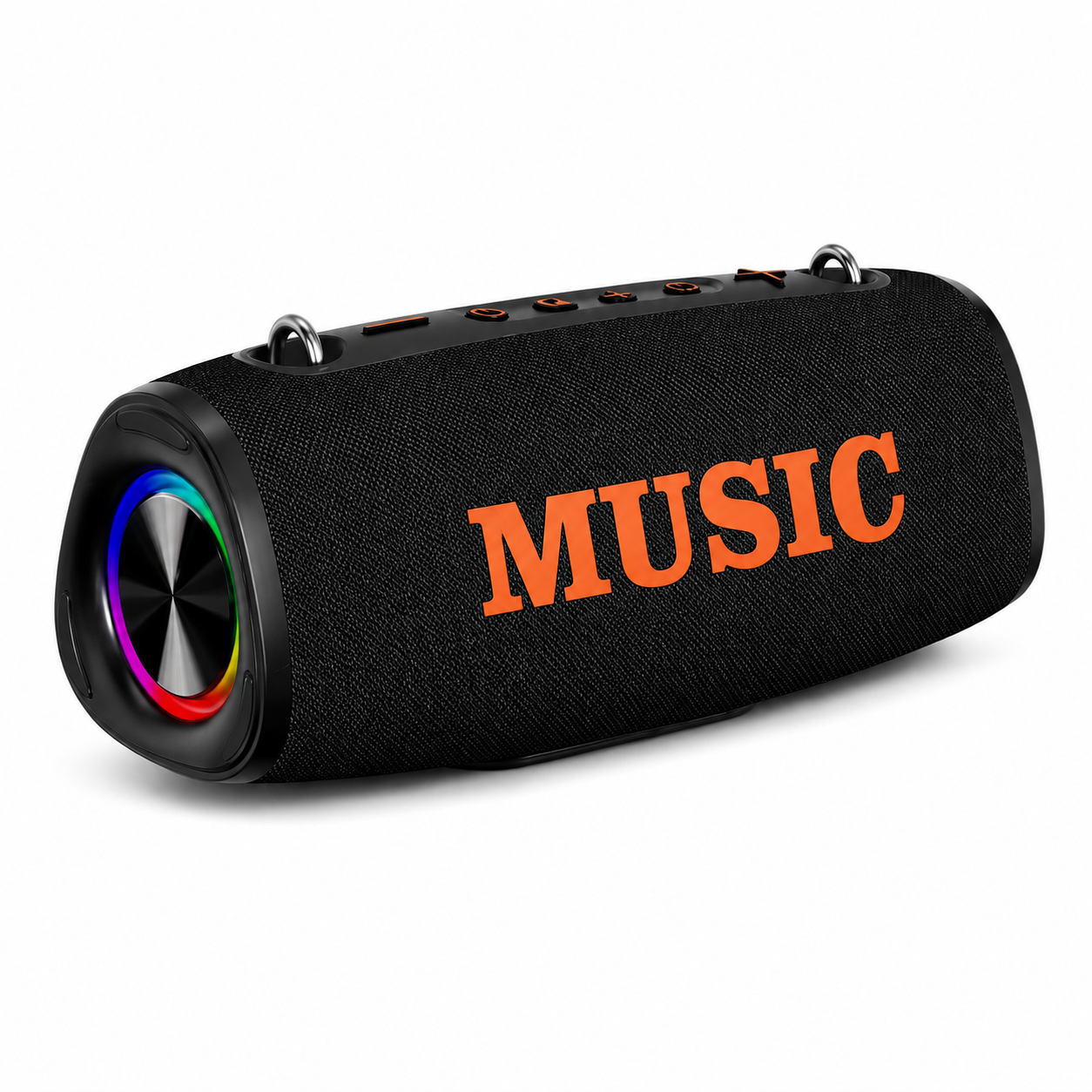 Portable RGB Bluetooth Speaker with Powerful Bass and Party LED Light