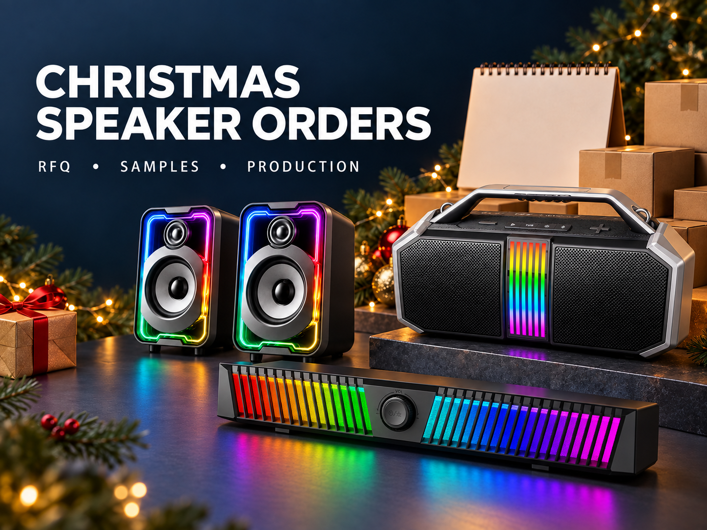 When Should You Request Quotes, Approve Samples and Start Production for Christmas Speaker Orders?