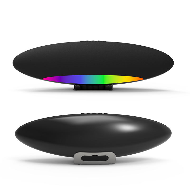 50W Airship Subwoofer Box Amplifier Wireless Speaker Music Player RGB Lights 360° HD HiFi Surround Sound TF USB AUX LED TWS MIC