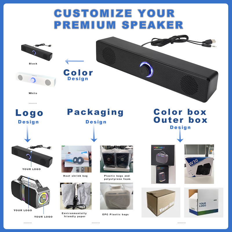 Hot Portable Multicolored Fabric RGB Light Waterproof IPX5 Wireless Big Sound Stereo Woofer Speaker with Active FM Radio TF/USB