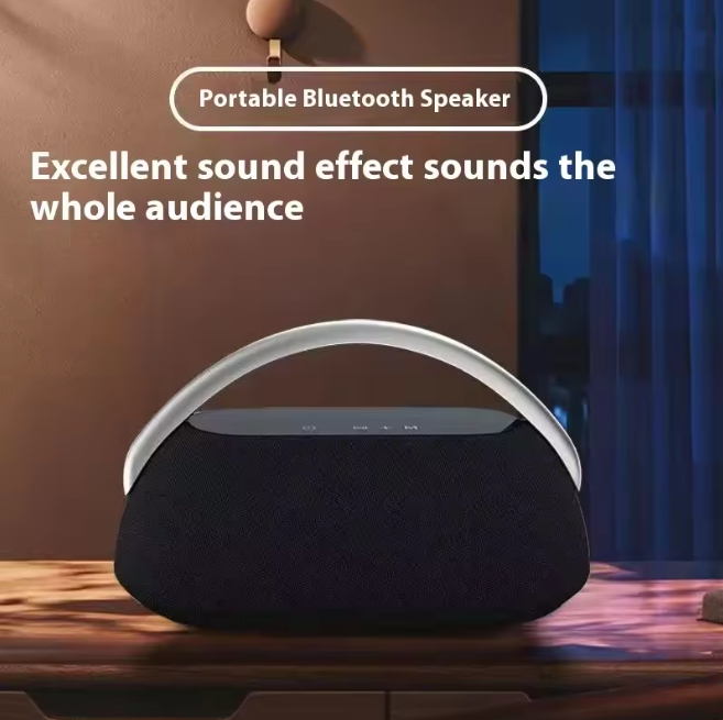 Bag Cloth Touch Screen Portable Bluetooth Speaker Dual Speakers 20W Subwoofer Outdoor Sound System USB TF