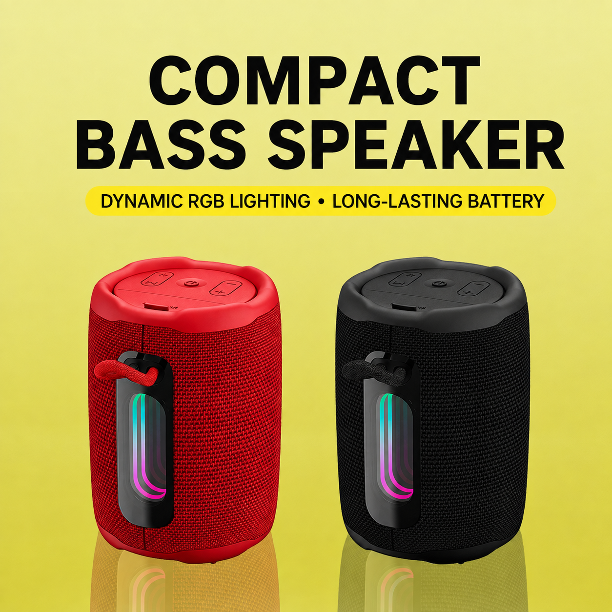 OEM 30W Black Bluetooth 5.4 Wireless Portable Speaker with RGB Light