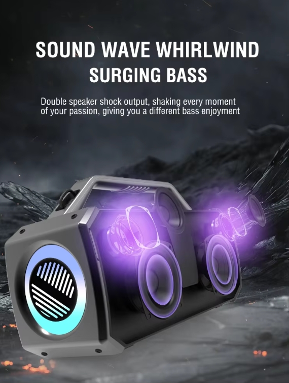 OEM Wholesale High Quality Factory Directly Wireless Studio Monitors Audio Speaker TWS Speaker for Outdoor