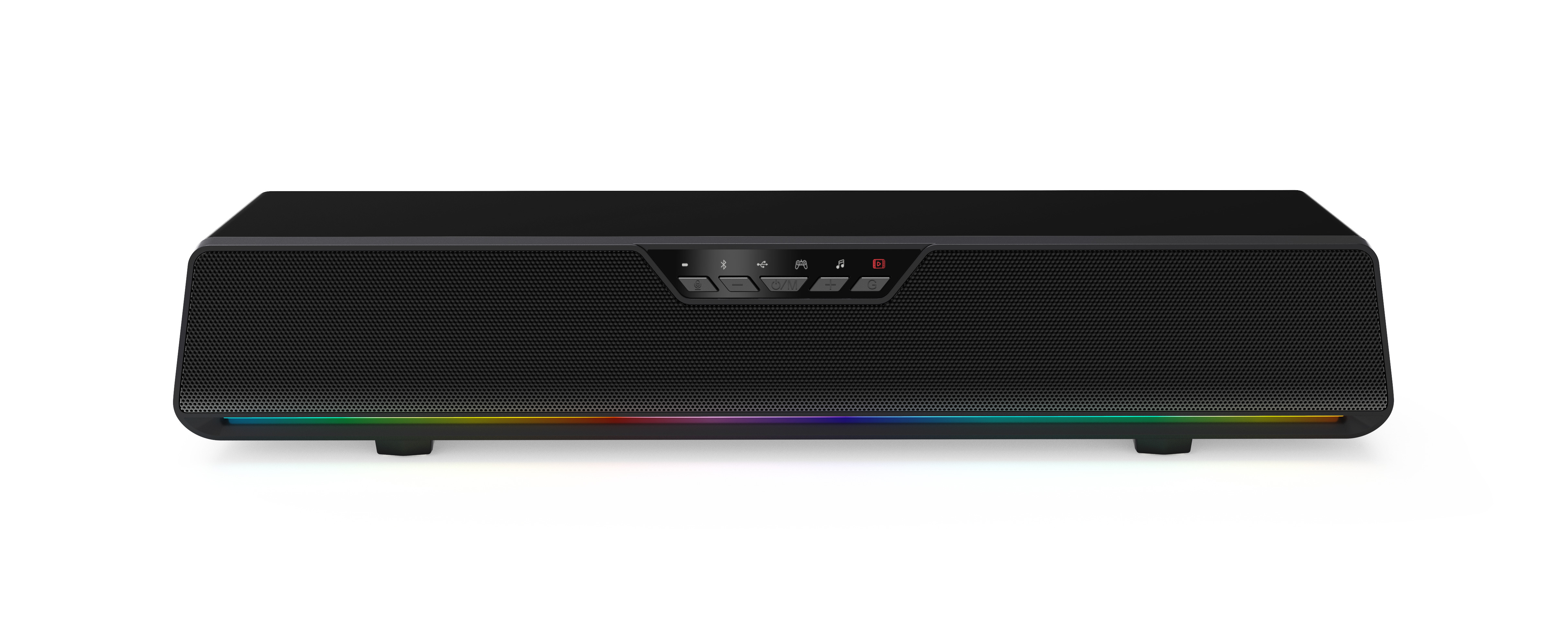 RGB Gaming Computer Soundbar USB Powered Bluetooth Desktop Speaker