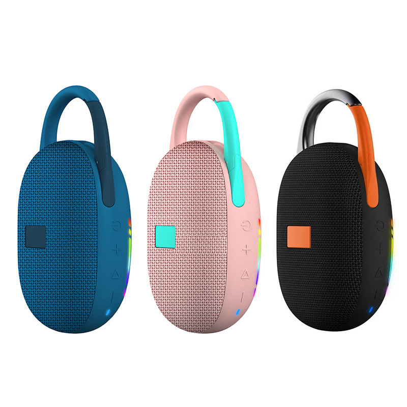 Wholesale Portable Waterproof Stereo Bass Wireless Speaker TF ABS Fabric Shower Singing Bathroom Entertainment Fitness Running （SP-5335）