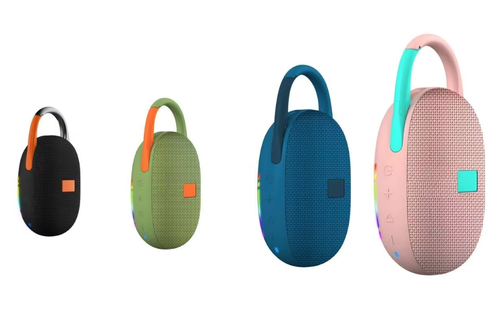 Wholesale Portable Waterproof Stereo Bass Wireless Speaker TF ABS Fabric Shower Singing Bathroom Entertainment Fitness Running （SP-5335）