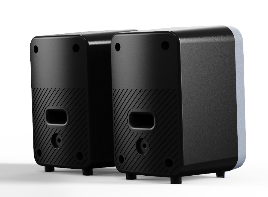 Modern RGB Gaming Setup Desktop Speakers