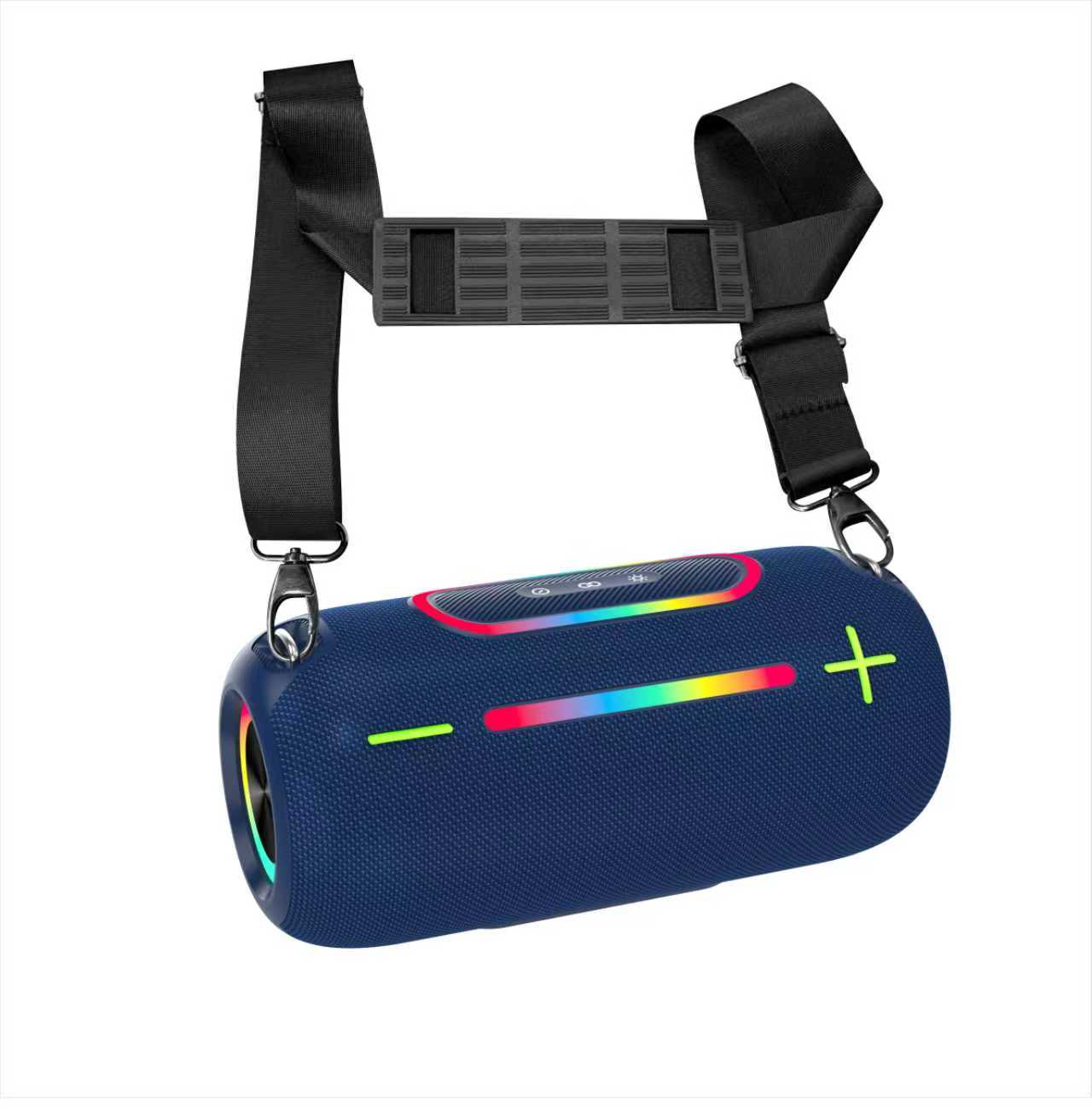 OEM 40W Bluetooth 5.4 Portable Wireless Speaker with RGB Light and Shoulder Strap