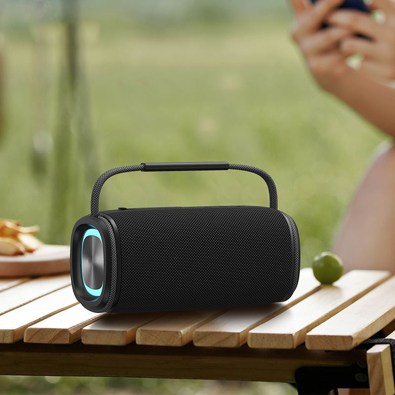 Portable Bluetooth Outdoor Speaker with Powerful Bass and Wireless Audio