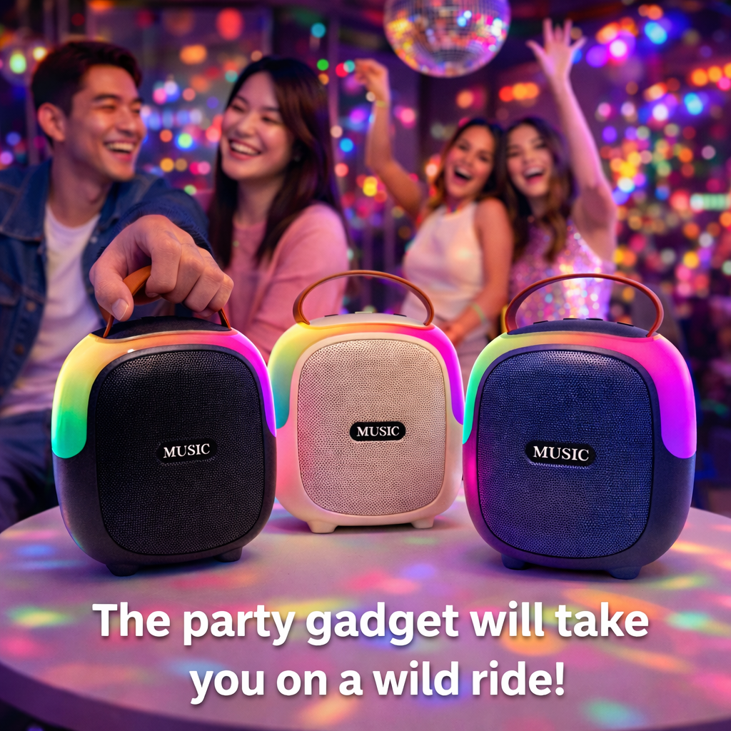 Factory Direct Mini for Wireless Portable Speaker RGB LED Lights New ABS 5W Audio Magic Systems Player Box USB Subwoofer Speaker