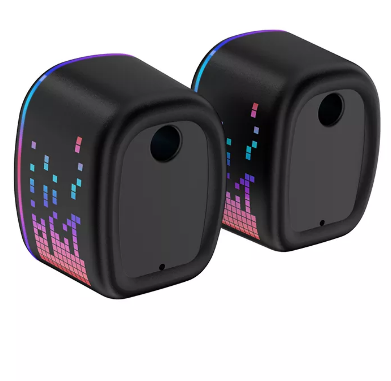 Multifunctional USB Wired 2.0 Stereo Computer Speakers HiFi Powered Desktop Audio System for PC Laptop Gaming and Music （SP-1075）OEM/ODM Manufacturer