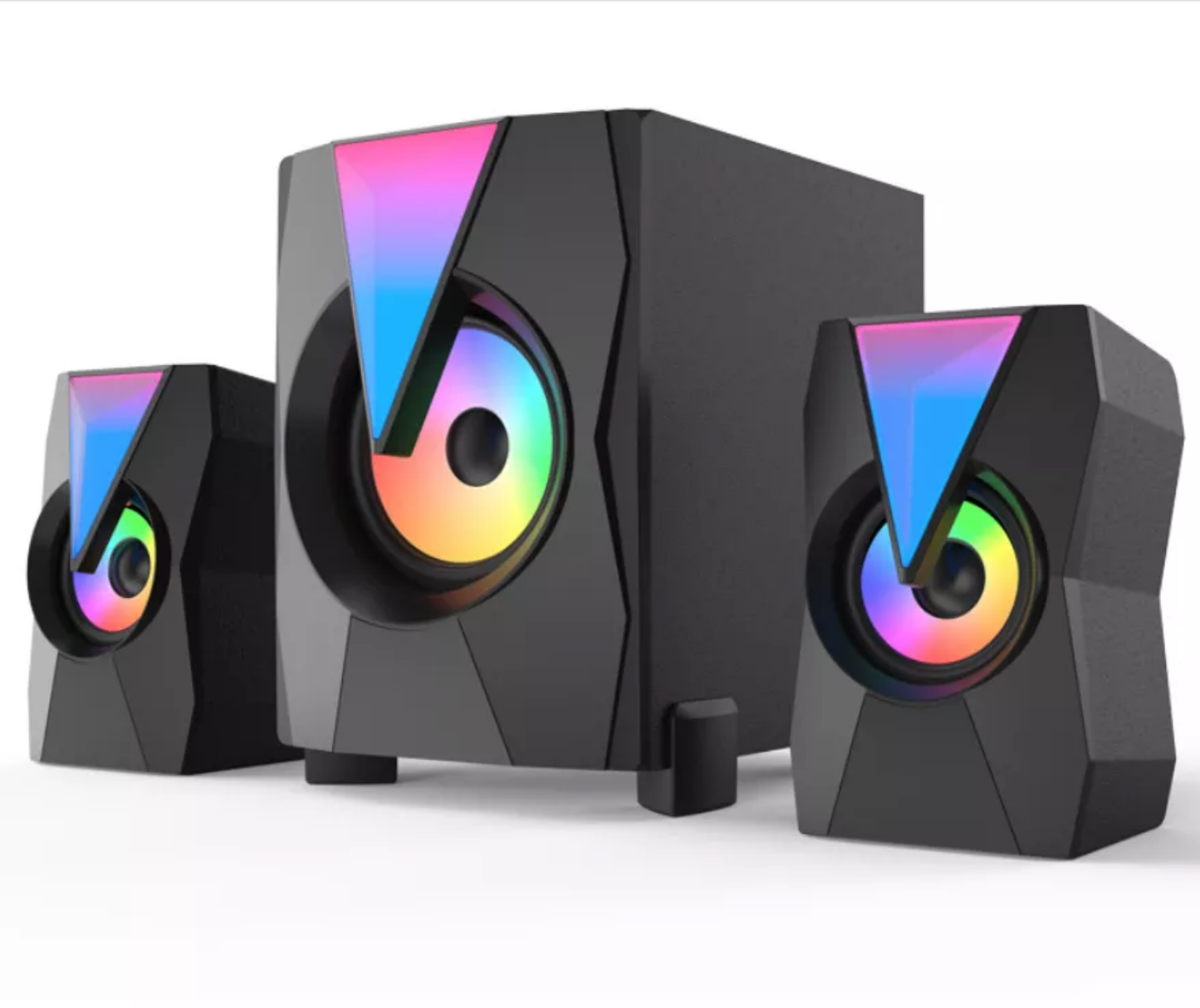 RGB LED 2.1 Channel Gaming Speaker System with Subwoofer (SP-9201)