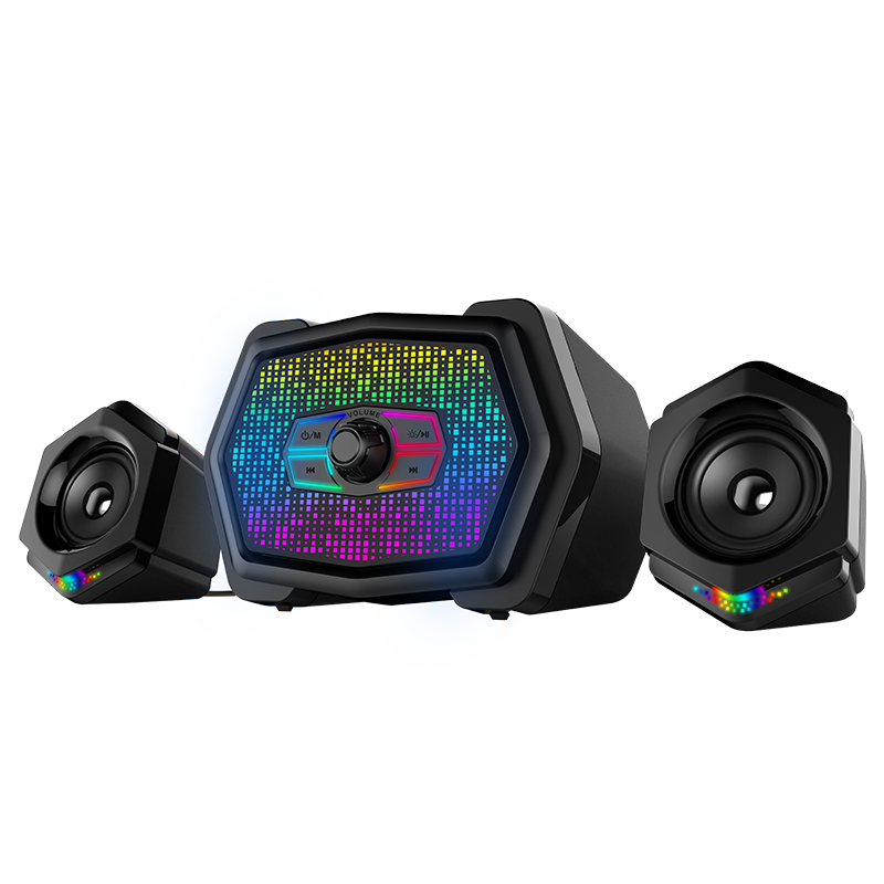 RGB LED 2.1 Channel Gaming Speaker System with Subwoofer (SP-5606)