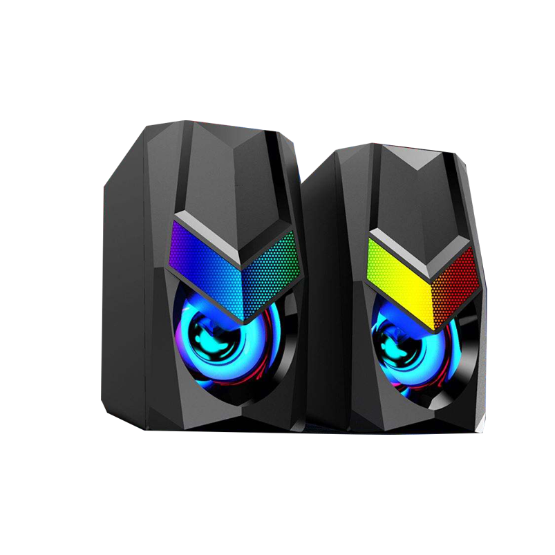 OEM 2.0 Computer Gaming Speaker RGB  PC Speakers for Desktop,  Gaming, Home Stuff （SP-2009）