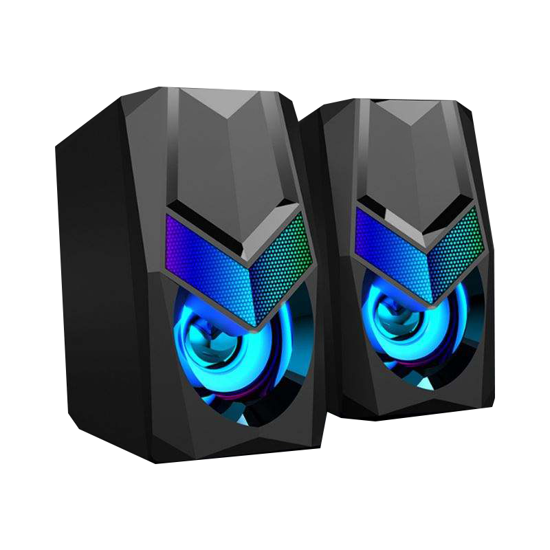OEM 2.0 Computer Gaming Speaker RGB  PC Speakers for Desktop,  Gaming, Home Stuff （SP-2009）