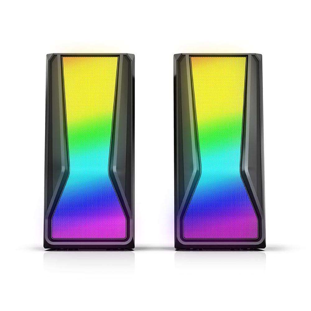 RGB Gaming Desktop Speaker System with Stereo Sound and LED Light (SP-2529)