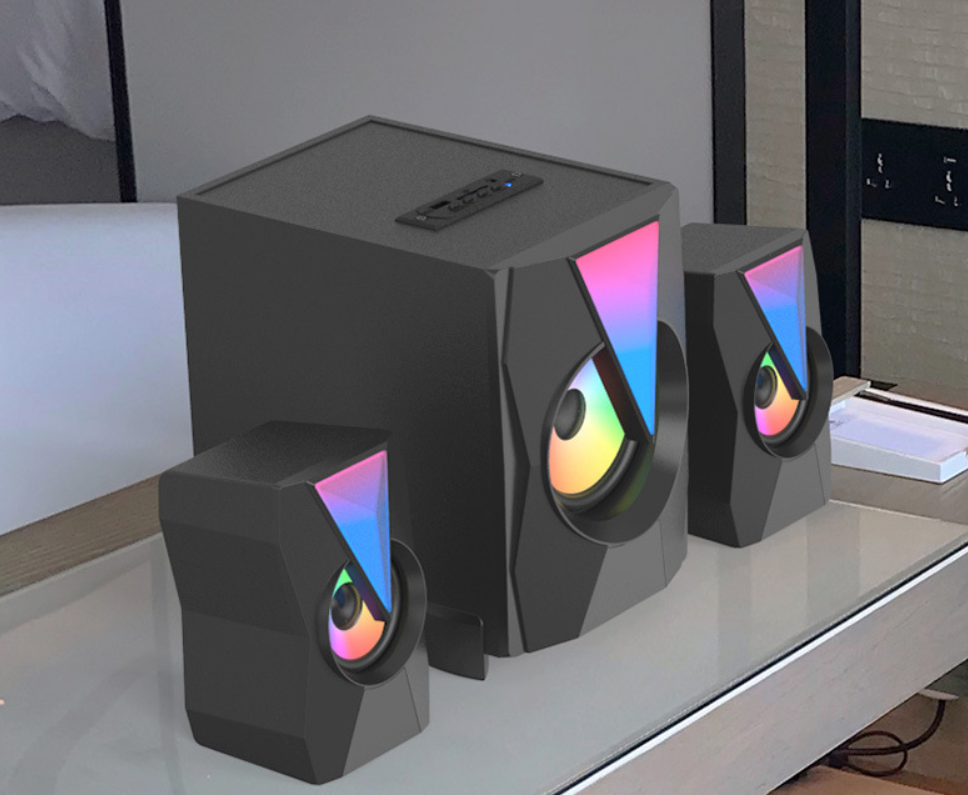 RGB LED 2.1 Channel Gaming Speaker System with Subwoofer (SP-9201)