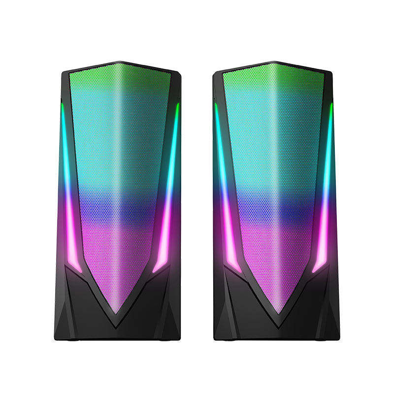 RGB LED Gaming Speaker System Dual Stereo Computer Speaker (SP-2531)