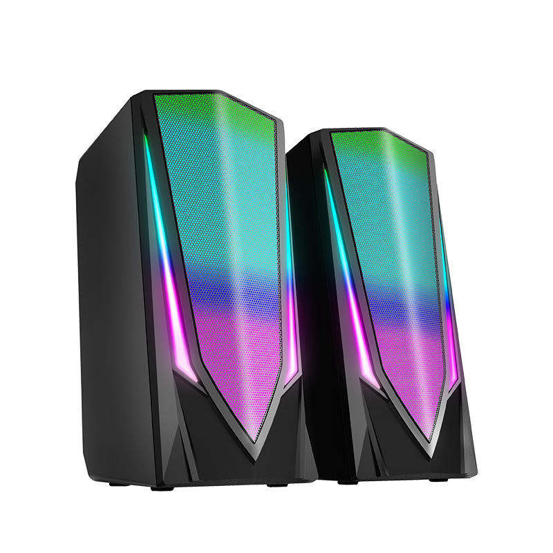 RGB LED Gaming Speaker System Dual Stereo Computer Speaker (SP-2531)