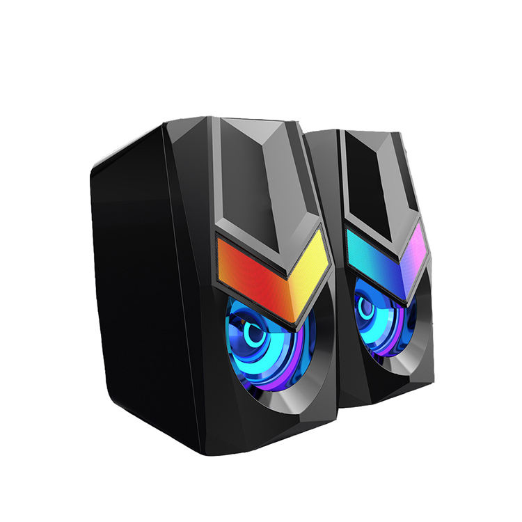 OEM 2.0 Computer Gaming Speaker RGB  PC Speakers for Desktop,  Gaming, Home Stuff （SP-2009）
