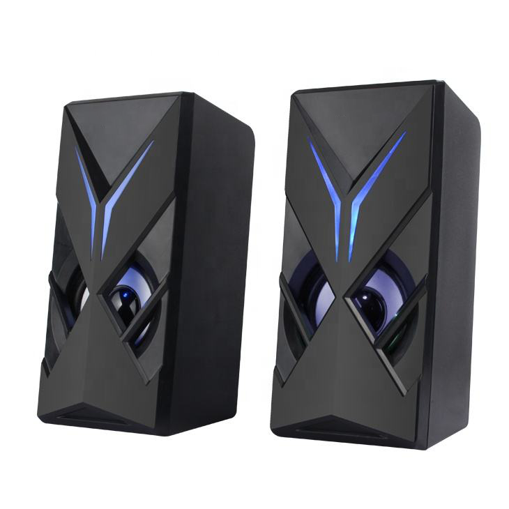 RGB LED Gaming Speaker System Dual Stereo Computer Speaker （SP-6005）
