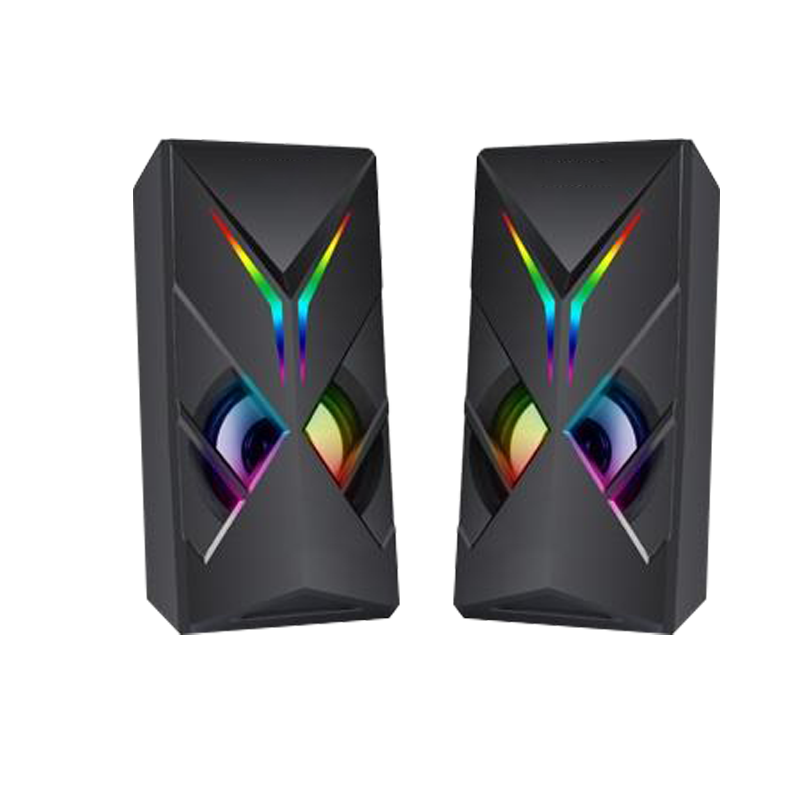 RGB LED Gaming Speaker System Dual Stereo Computer Speaker （SP-6005）