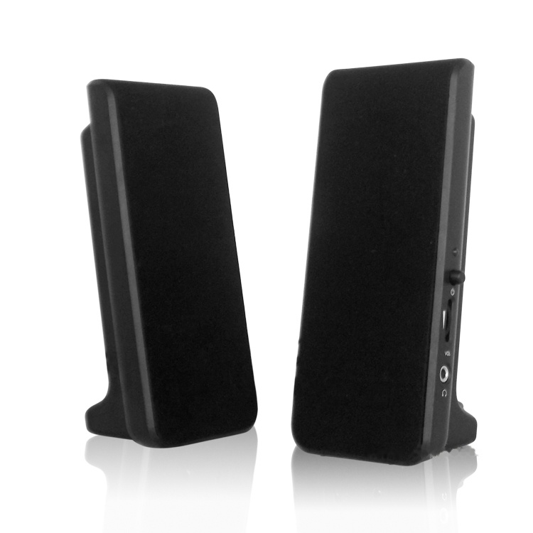 Black USB Stereo Desktop Speaker for PC Computer and Laptop （SP-309）