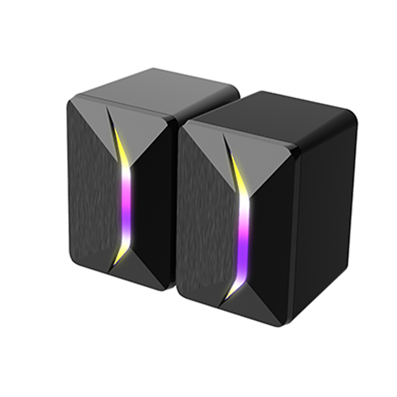 RGB LED Gaming Speaker for PC Desktop with Stereo Sound (SP-2117)