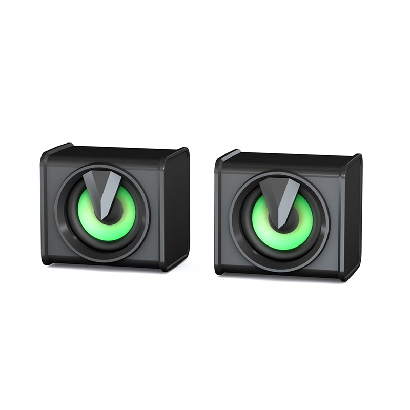 LED Gaming Speaker for PC Desktop with Stereo Sound （SP-6602）
