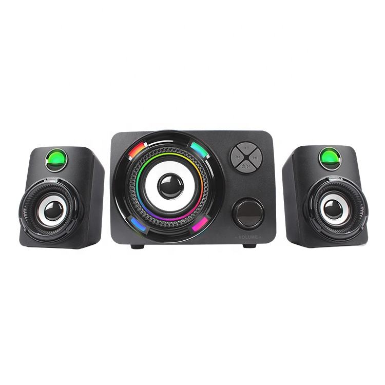 RGB LED 2.1 Channel Gaming Speaker System with Subwoofer (SP-6800)