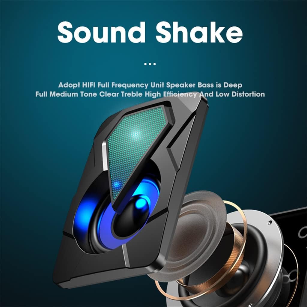 2.0 RGB LED Stereo Gaming Speaker  for PC Desktop （SP-1046）