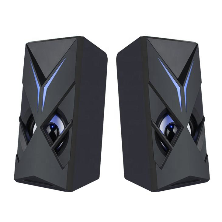 RGB LED Gaming Speaker System Dual Stereo Computer Speaker （SP-6005）