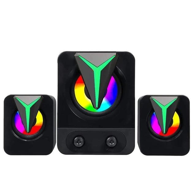 RGB LED 2.1 Channel Gaming Speaker System with Subwoofer （SP-2025）