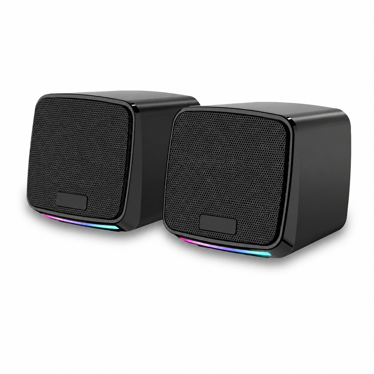 RGB Gaming Speakers for PC Desktop, 2.0 Stereo Computer Speaker System with LED Lighting, Immersive Sound for Gaming Setup (SP-1078)