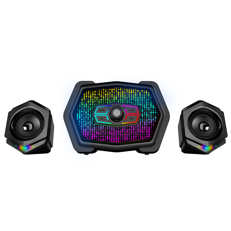 RGB LED 2.1 Channel Gaming Speaker System with Subwoofer (SP-5606)